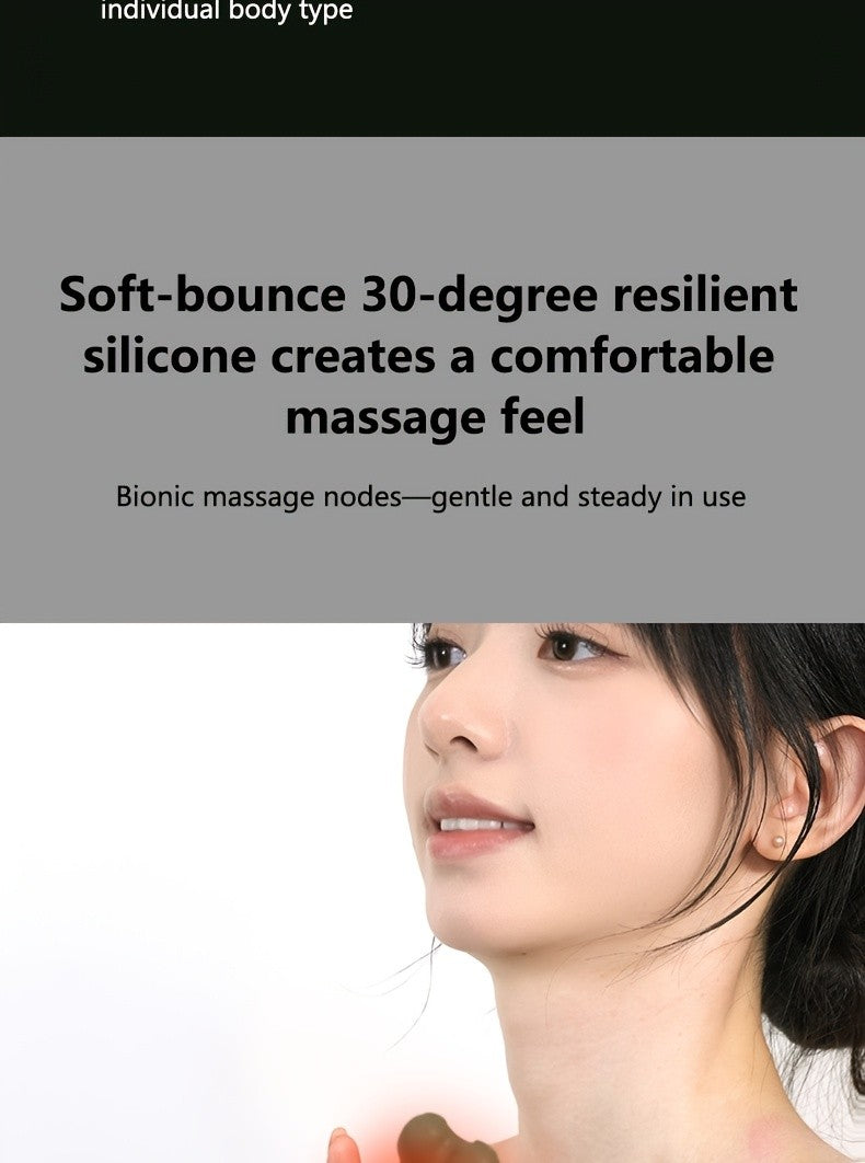 Heated Shiatsu Neck Massager with Listed 4D Hand-Style Kneading, Dual-Zone Warmth and Wireless Portable Design for Instruction-Guided Adult Home Massage Routines