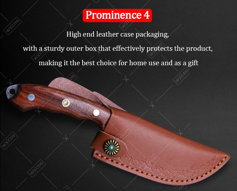 Compact Kitchen Knife Set for Everyday Ingredient Preparation, Listed 5Cr15MoV Stainless Steel Blades with Two- and Four-Piece Style Options
