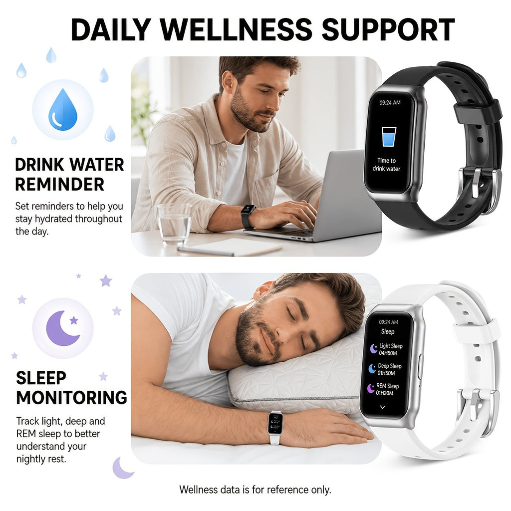 Touchscreen Fitness Smartwatch for Men and Women, 1.45-Inch HD Display with Wireless Calling, Message Notifications, Sports Modes, Stopwatch and Calendar