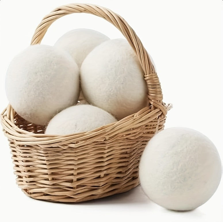 Wool Dryer Balls 9-Pack with Listed 5cm Size, Reusable Laundry Drying Accessories for Compatible Clothes Dryer Loads and Everyday Household Fabric Care