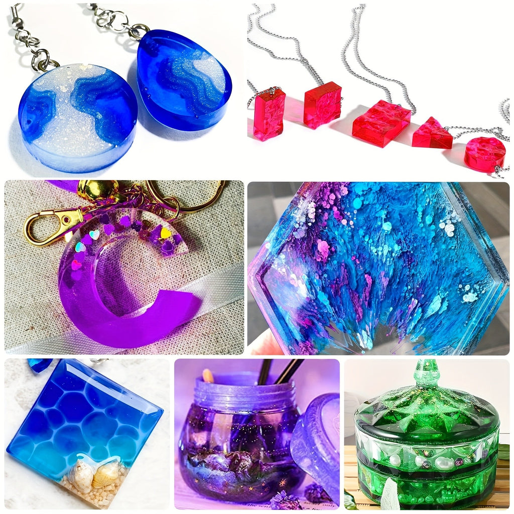 USB Resin Curing Lamp with 96 LEDs, Listed 5V Power Input, Cord and Switch in Dark Violet or Purple for Compatible Resin Jewelry, Molds and DIY Craft Projects