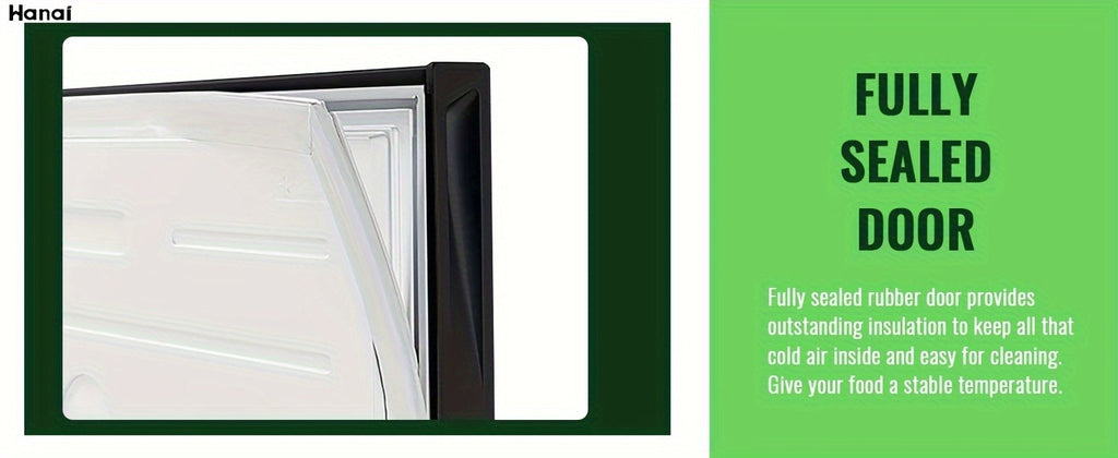 WANAI Chest Freezer 3.8 Cu. Ft. with Top-Opening Door, Seven Temperature Settings and Removable Basket, Black or White for Home Kitchen Storage