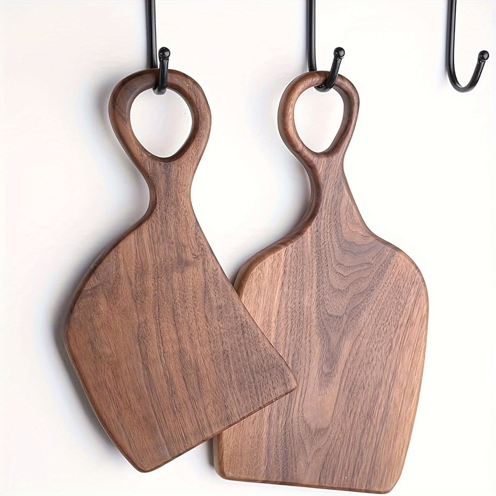 Cutting Board Duo Set with Walnut, Acacia or Bamboo Options, Reversible Chopping and Serving Board Reference for Meat, Bread and Cheese Preparation