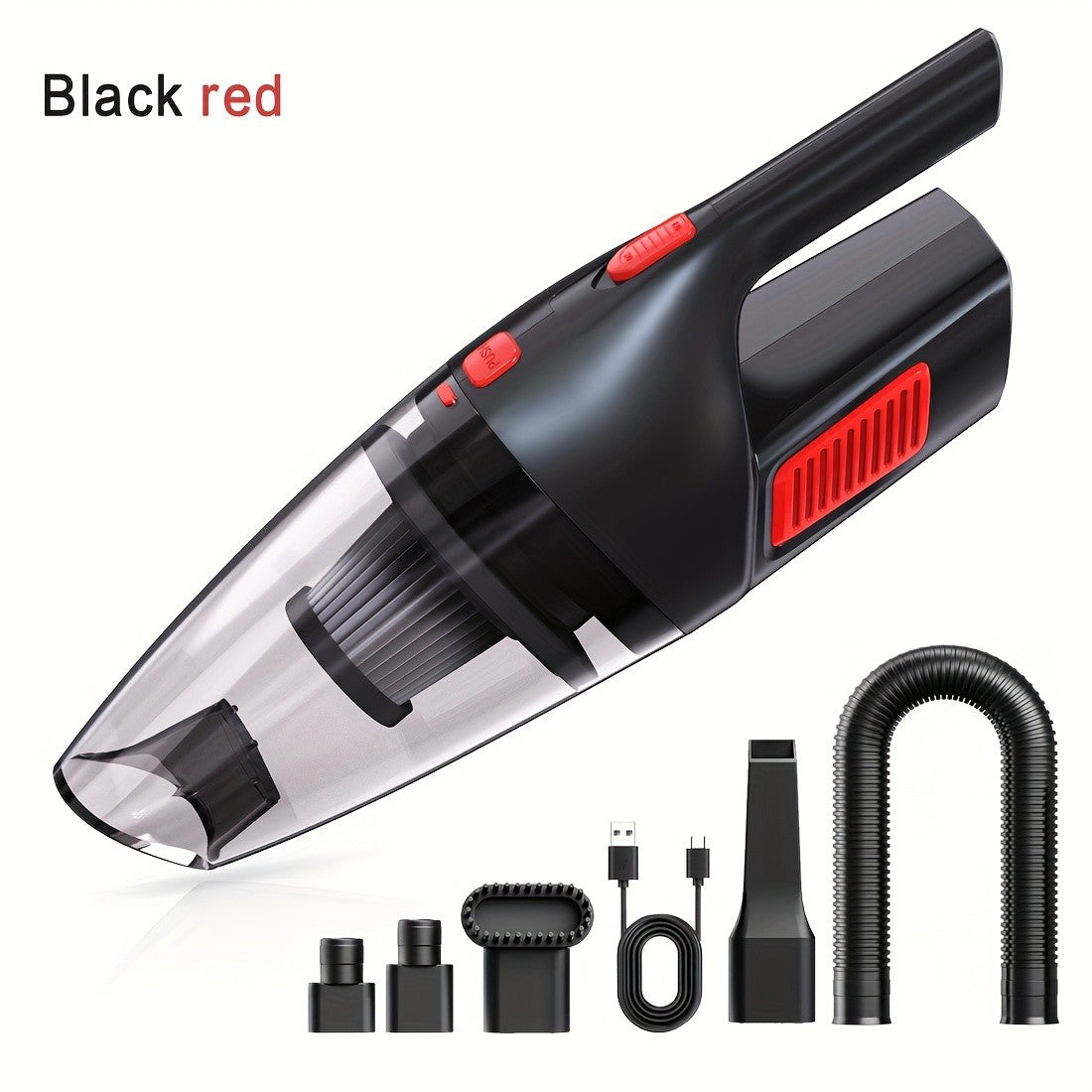 Handheld Car Vacuum Cleaner, 902 Wireless Black or Black Purple Model Options for Home and Office Spot Cleaning, Portable Vacuum for Everyday Cleanup