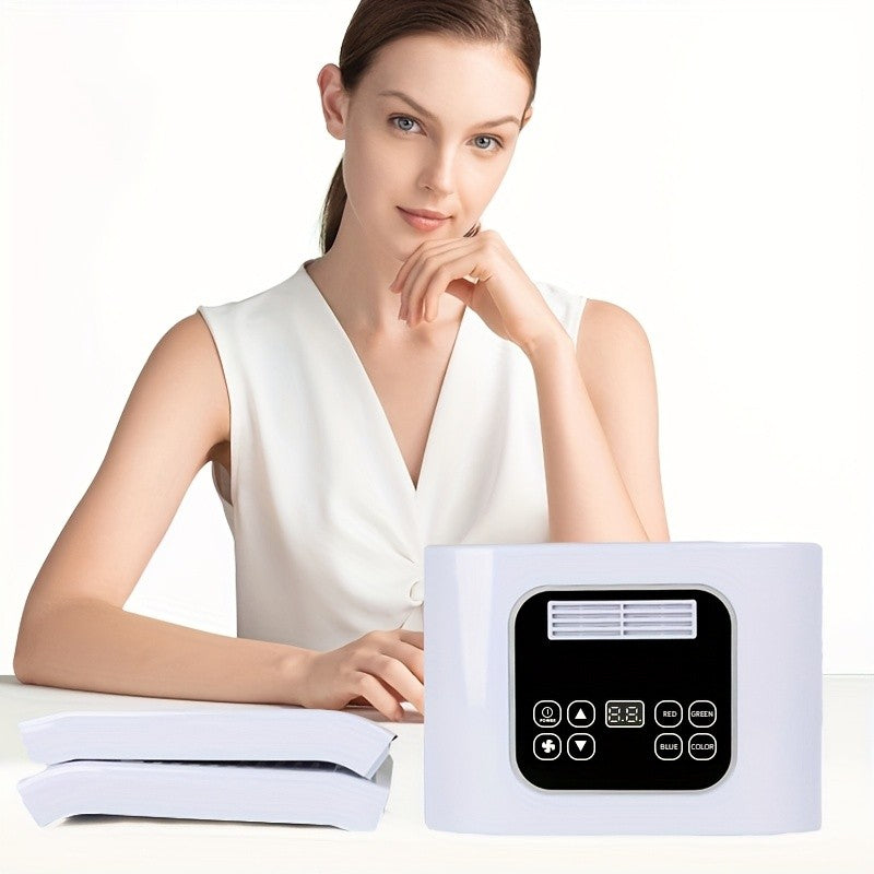 Square or Folding LED Skin-Care Device with Listed Seven-Color Design, Multifunction Beauty Equipment for Instruction-Guided Home Care and Thoughtful Gift Ideas