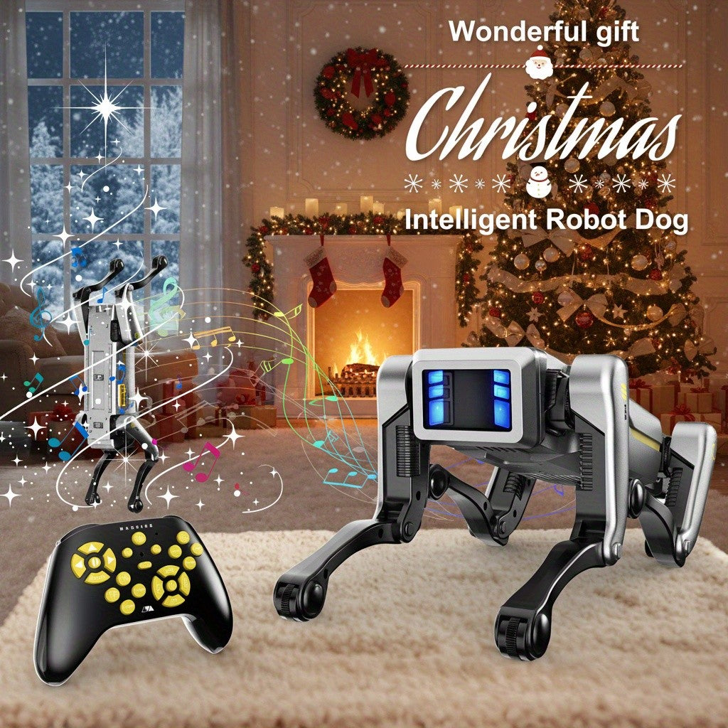Remote Control Robot Dog Smart Toy-DOG with Listed 2.4GHz Control, Dance and Story Functions plus App Action Programming and Voice-Control Wording for Interactive Play