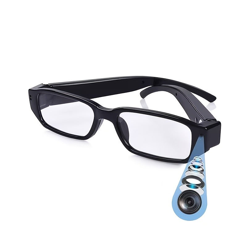 Video Camera Glasses with Listed 1080P Recording, TF Card Slot and USB Connection, 13B Model Options with a Separate 32G TF-Labeled Package