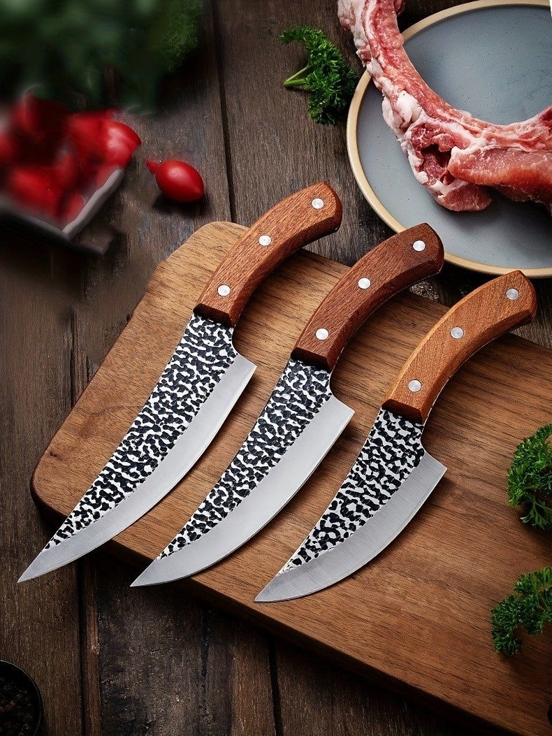Hammered Boning Knife for Home Cooking, Forged Kitchen Cutlery with Listed 6-Inch Option for Meat Preparation and Practical Cook Gift Ideas