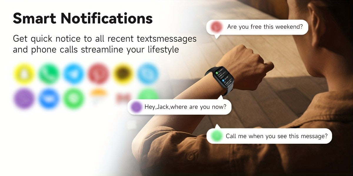 1.95 Inch Smart Watch with Alexa Built-in, Wireless Call Smartwatch with 100+ Sport Modes, Fitness Activity Tracker & Pedometer, for iPhone & Android, HD Touch Screen, Birthday & Mother's Day Gift