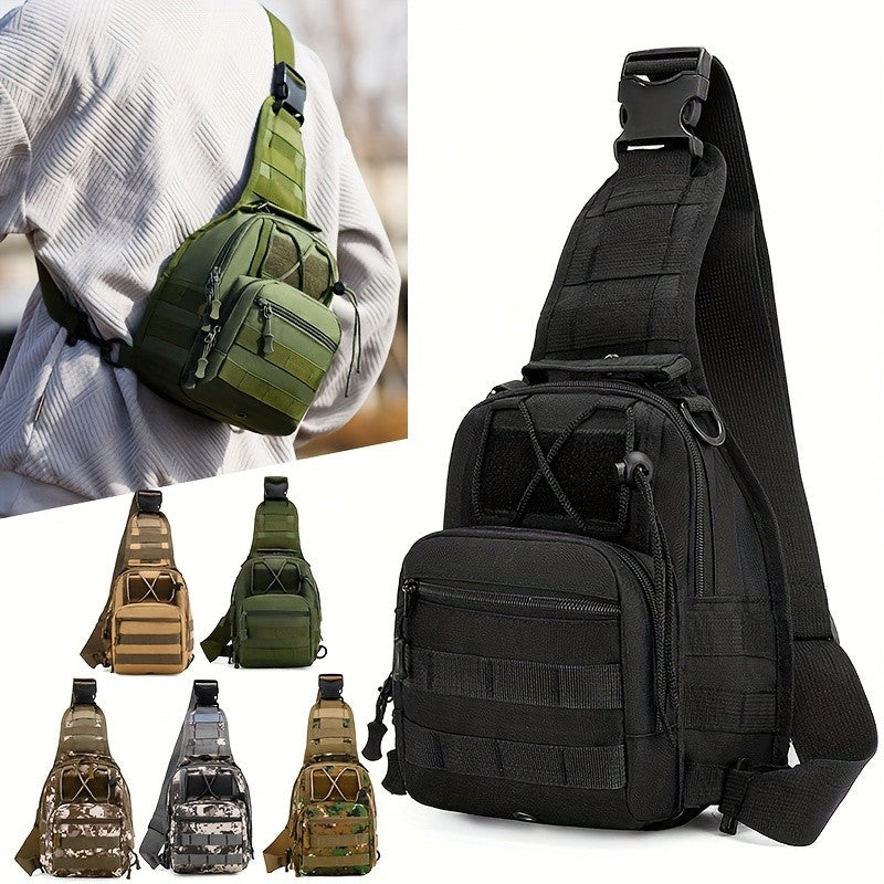 MOLLE Tactical Hiking Backpack with Multiple Compartments, Listed Two-Piece Set for Outdoor Gear Organization, Camping, Trekking and Adventure Travel
