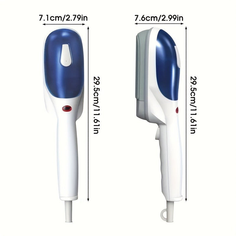 Handheld Steam Wrinkle Remover 25-Second Heat, Portable Garment Steam Iron with Horizontal and Vertical Steam, Dry Ironing Capability, Lightweight Clothes Steamer for Home, Office, Dorm and Travel, Fast Morning Refresh