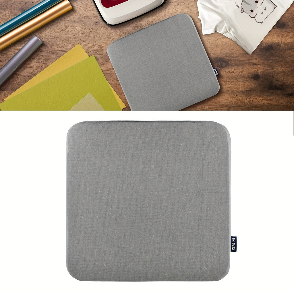 Heat Press Insulation Mat in Gray, Double-Sided Craft Pressing Pad with Four Size Options for Compatible Heat Transfer Projects and DIY Fabric Ironing