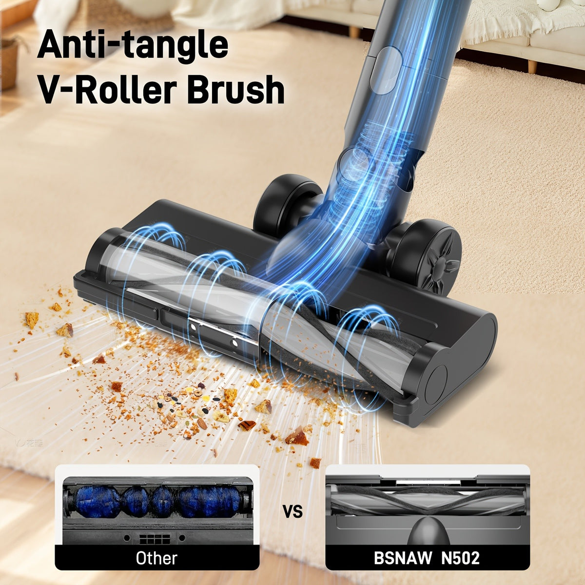 Stick and Handheld Vacuum Cleaner for Home with Corded and Cordless Listings, Eight Option Labels for Hard Floors, Carpets and Everyday Pet Hair Cleanup