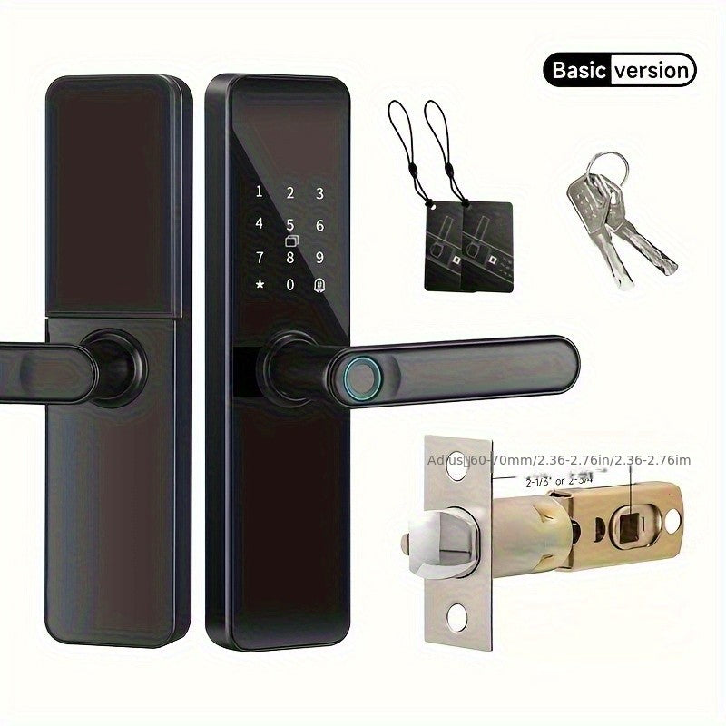Fingerprint Door Lock with Wide-Angle Camera & Keypad, Biometric Keyless Entry Lock, WiFi Smart Lock with App, for Homes, Rentals, Offices & Hotels, Multiple Models