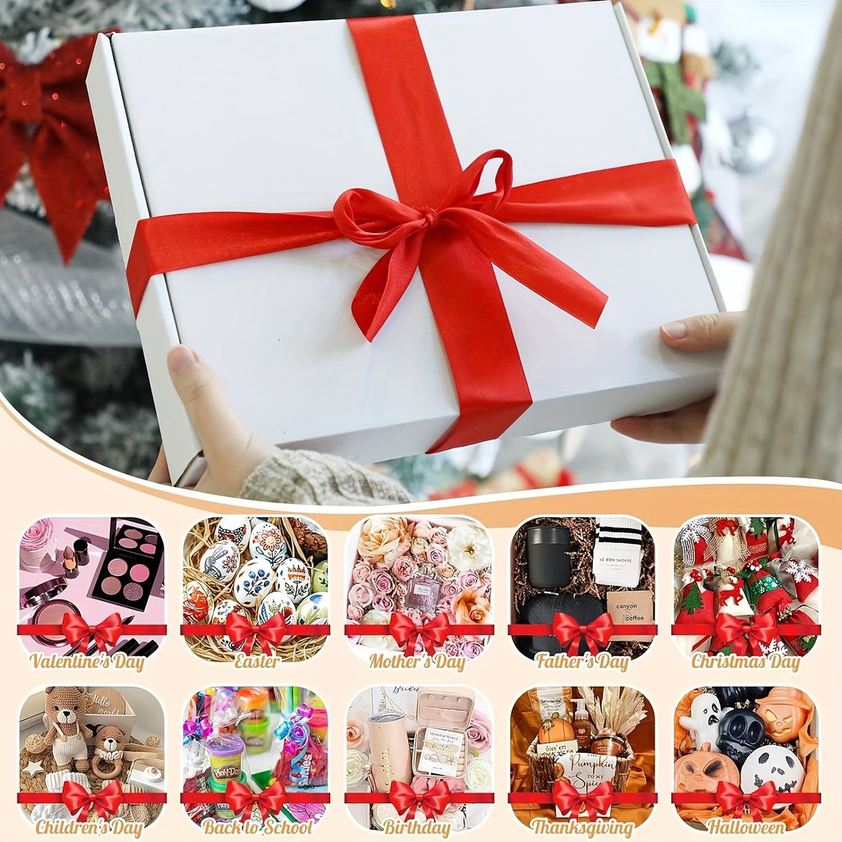 Corrugated Cardboard Mailer Boxes 20-Pack with Listed Thank You Stickers, White or Brown Folding Shipping Box Options for Small Business and Gift Packaging