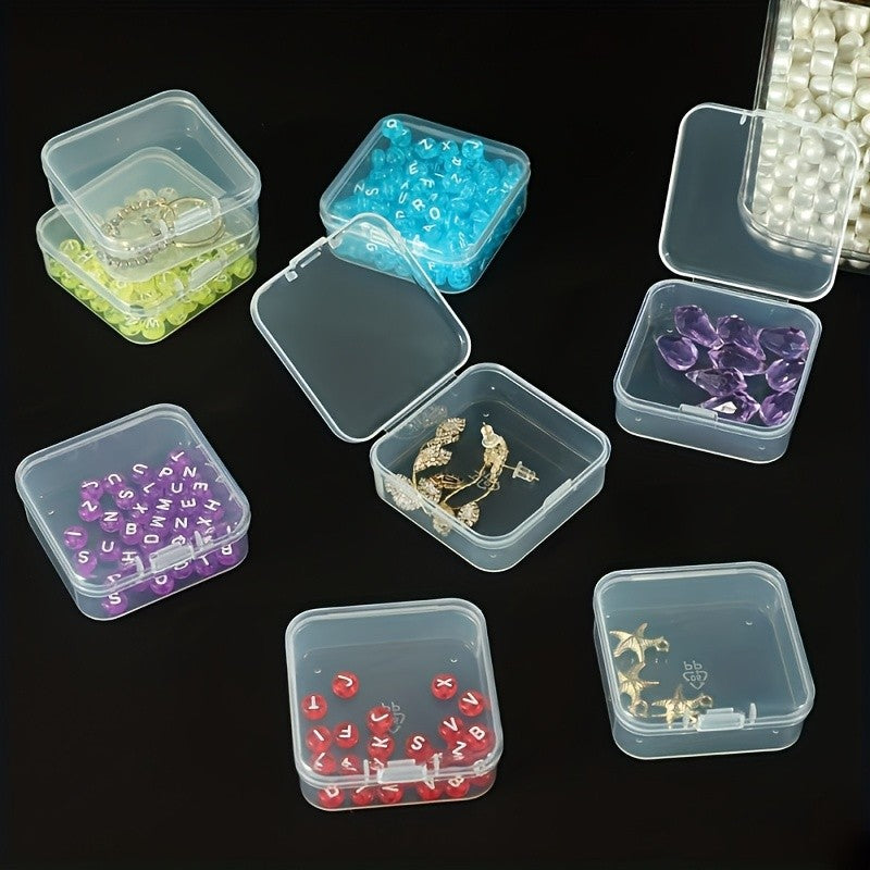 Bead Organizer Storage Box with Drawers and Stackable Plastic Design, Listed 60, 90, 120 or 180 Pocket Options Including Pink for Jewelry and Hair Accessory Sorting