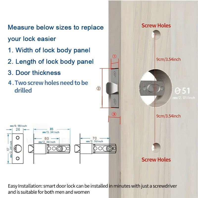 Fingerprint Door Lock with Wide-Angle Camera & Keypad, Biometric Keyless Entry Lock, WiFi Smart Lock with App, for Homes, Rentals, Offices & Hotels, Multiple Models