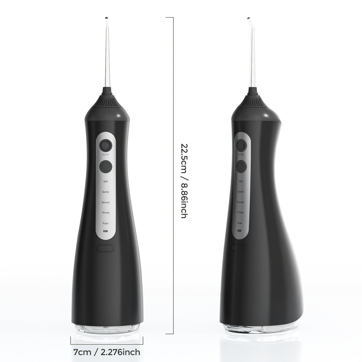 Cordless Water Flosser, Portable Dental Oral Irrigator with 5 Cleaning Modes & 5 Jet Tips, Rechargeable Water Teeth Cleaner for Home and Travel, Gum Care, Christmas Gifts