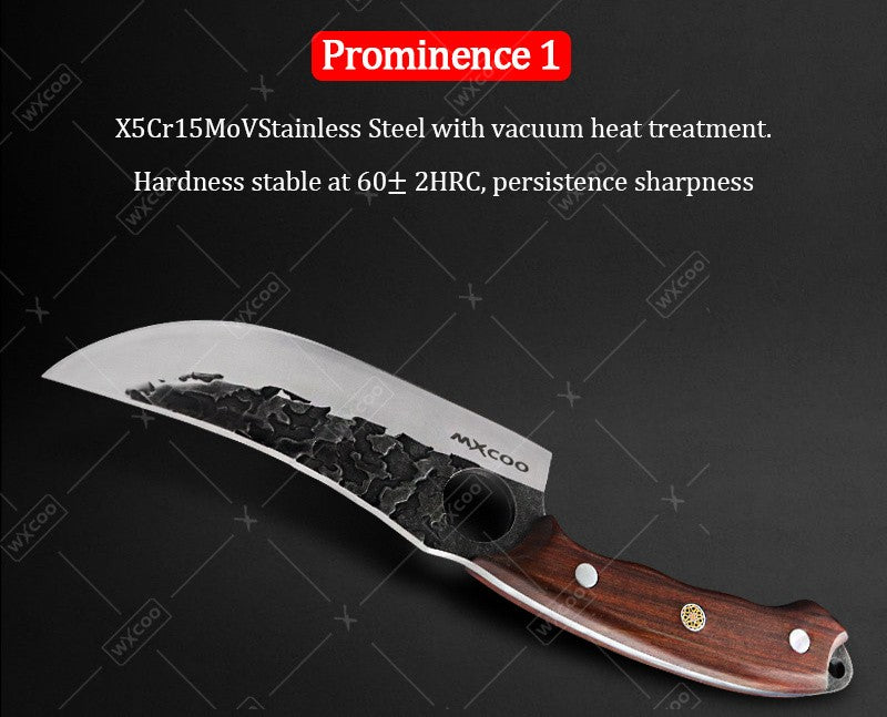 Compact Kitchen Knife Set for Everyday Ingredient Preparation, Listed 5Cr15MoV Stainless Steel Blades with Two- and Four-Piece Style Options