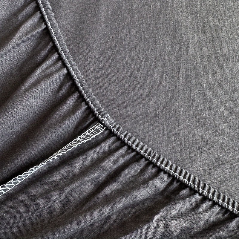 Elastic-Edge Fitted Sheet for Mattresses up to Listed 29cm Height, Single Soft-Feel Bed Sheet with Thirteen Size Labels and Eleven Colors for Home Bedrooms