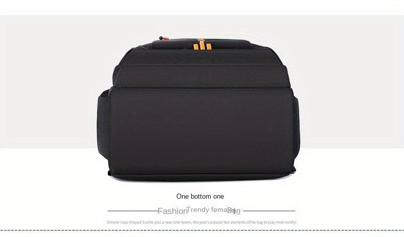 Business Laptop Backpack for Men and Women, Large-Capacity Everyday Bag in Green, Blue, Black or Tangerine for Work Commuting, Travel and Sports