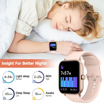 Sports Tracking Smartwatch by FAWEIO for Men and Women, 1.8-Inch Display with Call Answering and Making, 100+ Sports Modes and Pedometer for iPhone and Android