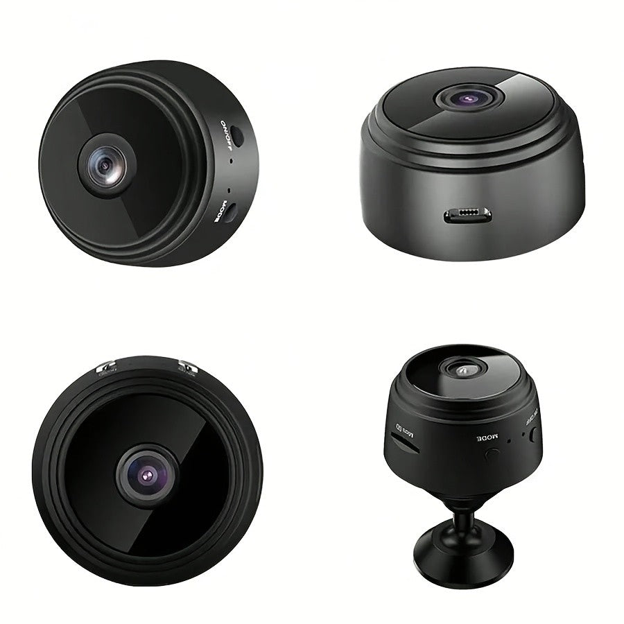 App-Controlled Mini Surveillance Camera Set, WiFi Cameras with Listed Motion Detection and Night Vision in 5- or 8-Piece Monitoring Packages