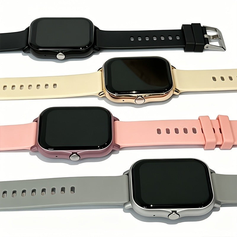 TFT Touchscreen Calling Smartwatch with Listed 1.83-Inch Display, 180mAh Battery, TPU and Steel Straps, Camera and Music Functions in Four Color Options