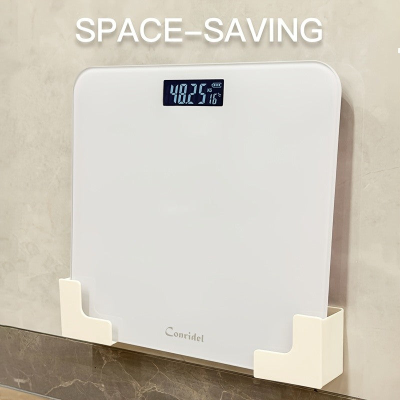 Digital Weight Scale 400lb, High-Precision Bathroom Scale with Clear Digital Display, Ultra Wide Tempered Glass Platform, Battery Powered Body Weight Scale for Home Fitness and Daily Use