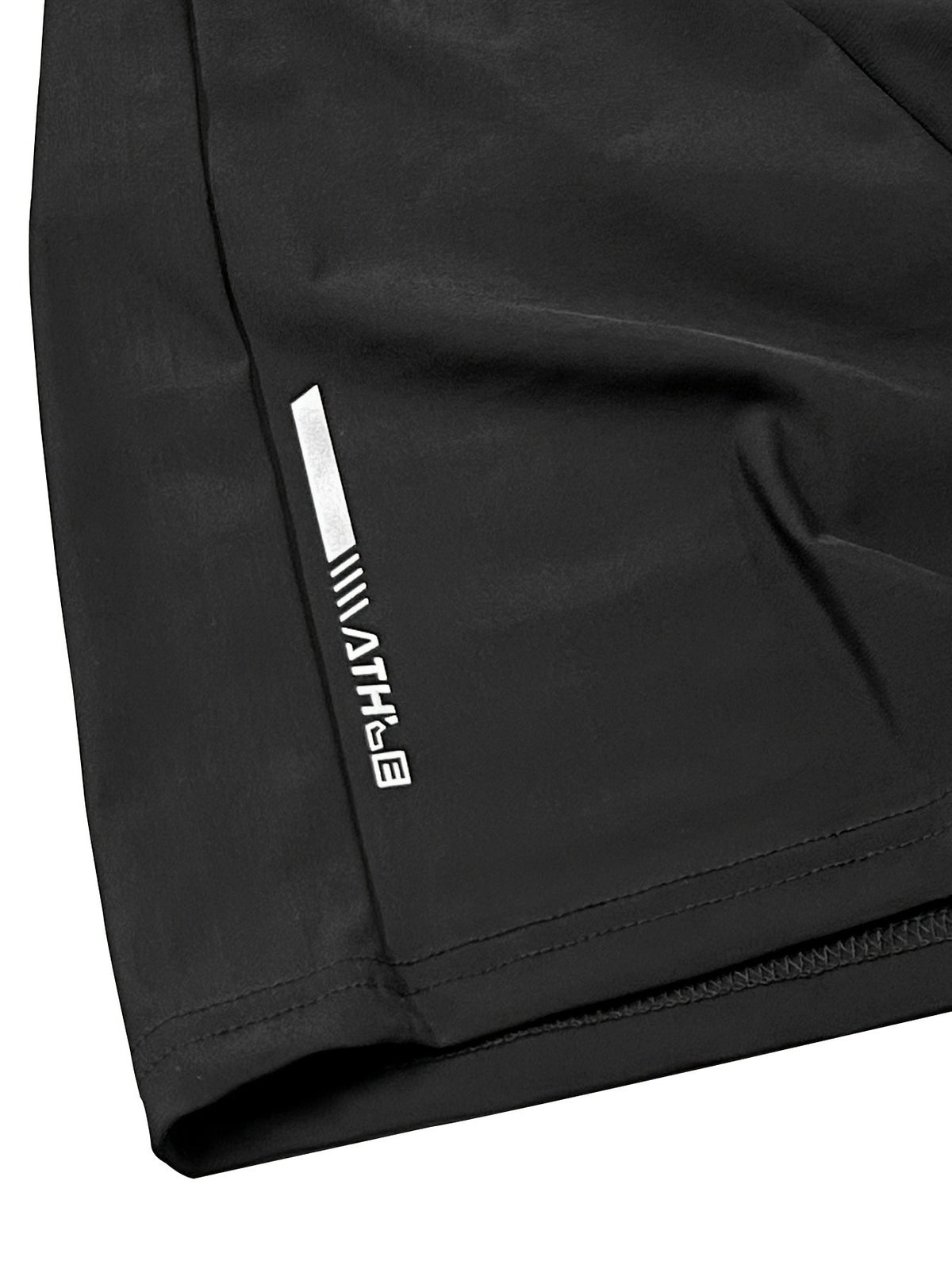Men's Stretch Shorts with Drawstring Waist and Zippered Pockets, 85% Polyamide and 15% Elastane Fabric in Eight Color-Style Labels for Casual Summer Wear