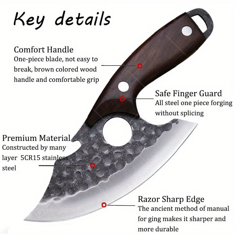 Compact Kitchen Knife Set for Everyday Ingredient Preparation, Listed 5Cr15MoV Stainless Steel Blades with Two- and Four-Piece Style Options