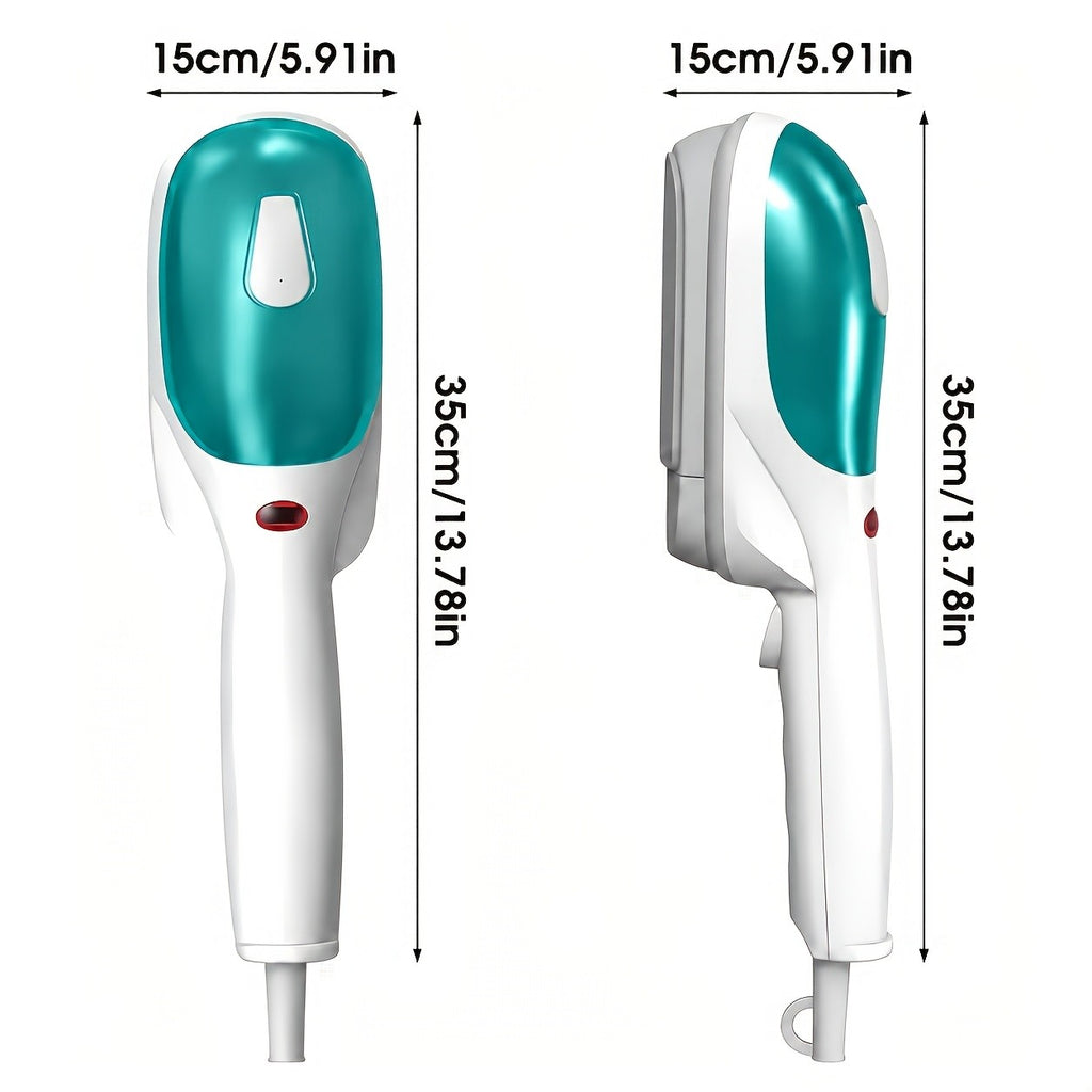 Handheld Steam Wrinkle Remover 25-Second Heat, Portable Garment Steam Iron with Horizontal and Vertical Steam, Dry Ironing Capability, Lightweight Clothes Steamer for Home, Office, Dorm and Travel, Fast Morning Refresh