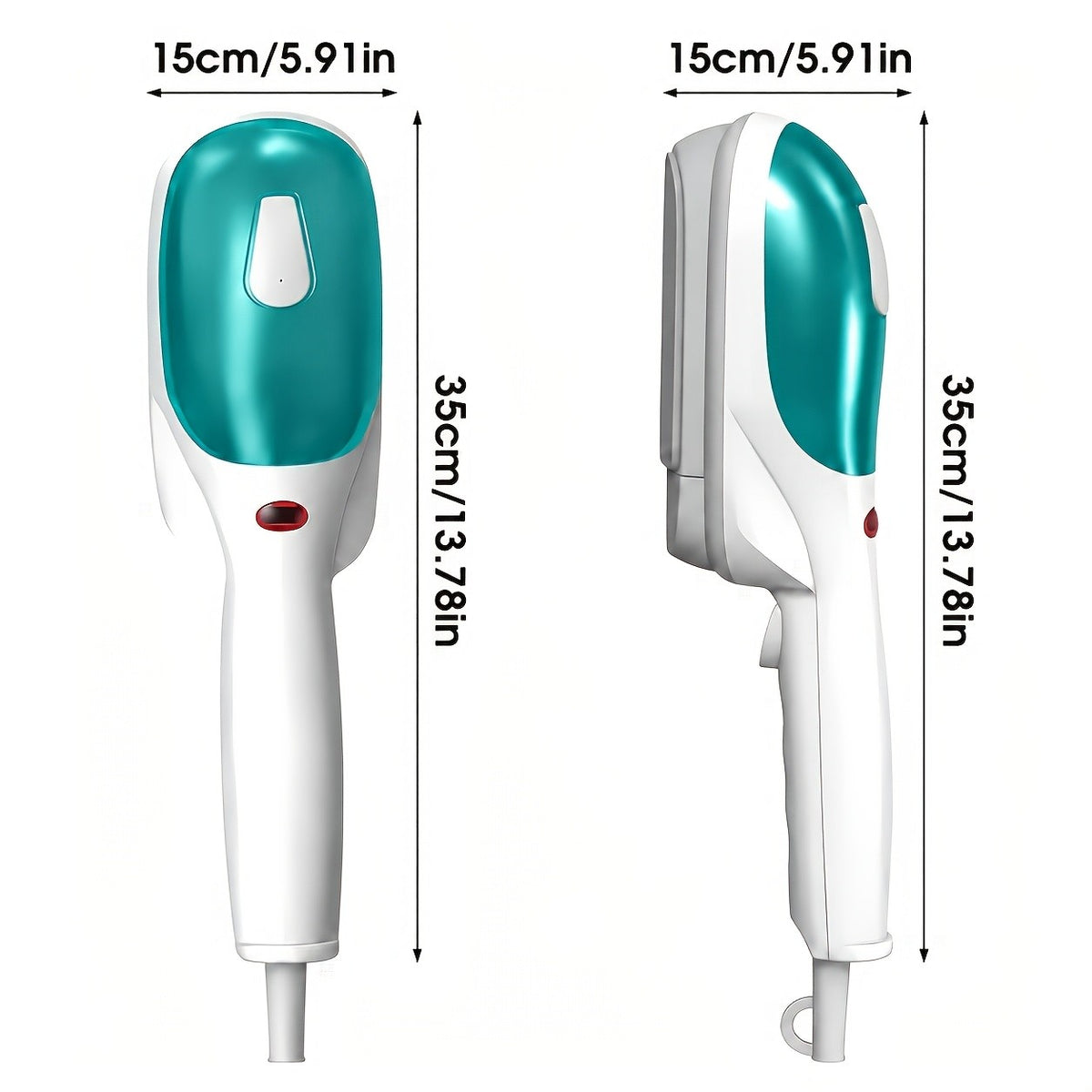 Handheld Steam Wrinkle Remover 25-Second Heat, Portable Garment Steam Iron with Horizontal and Vertical Steam, Dry Ironing Capability, Lightweight Clothes Steamer for Home, Office, Dorm and Travel, Fast Morning Refresh