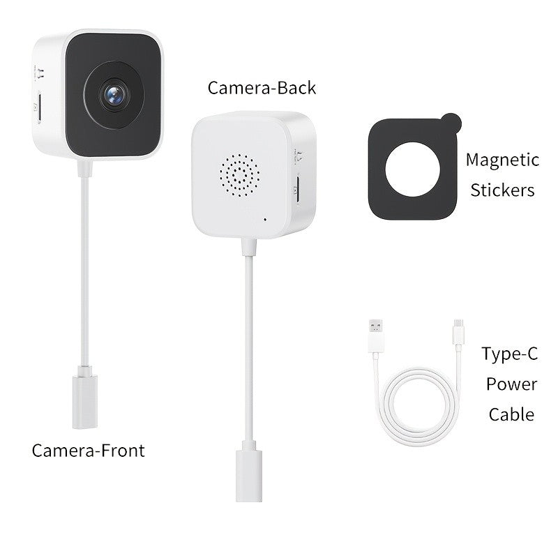 Indoor Window Security Camera with Listed 6MP Imaging, 2.4GHz and 5GHz WiFi, Full-Color Night Vision and Motion or Human Detection, One- or Two-Piece Options
