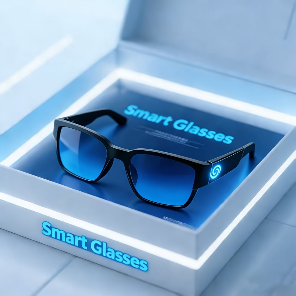 Bluetooth Translation Smart Glasses with Music and Phone Call Features, Light-Sensitive Color-Changing Lens Wording and Standard or Advanced Sunglasses Style Options