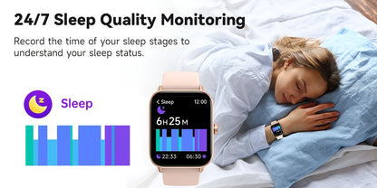 Sports Tracking Smartwatch by FAWEIO for Men and Women, 1.8-Inch Display with Call Answering and Making, 100+ Sports Modes and Pedometer for iPhone and Android