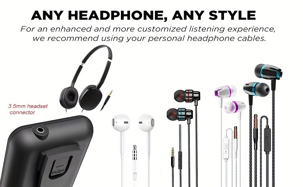 JINGHAO Personal Sound Amplifier in Black with Adjustable Volume, Pocket-Style PSAP Listening Device for Adults Comparing Everyday Sound Amplification Options