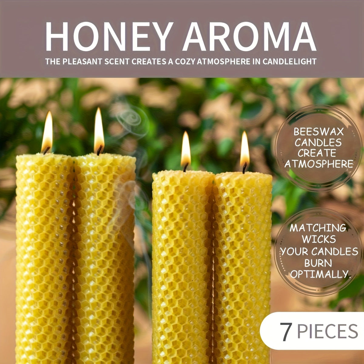 Beeswax Sheet Candle Craft Kit, Listed 22-Piece DIY Candle Making Set with Wax Sheets and Unspecified Additions for Beginner Hobby Projects and Handmade Gifts