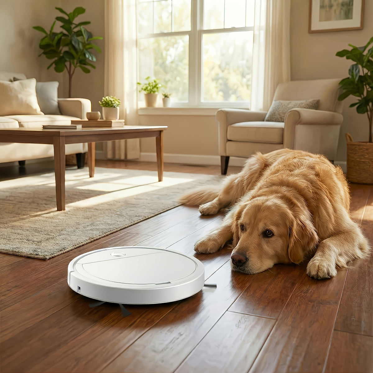 Robotic Vacuum with Listed 8kPa Suction and Smart Cleaning Modes, Black No-Remote Model for Everyday Household Floor Cleaning and Home Care Routines