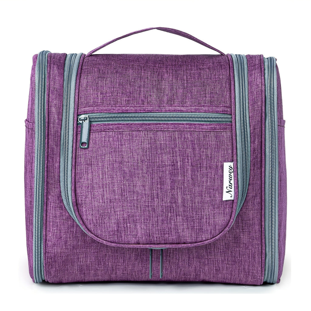 Hanging Toiletry Bag for Women with Hook and Multiple Pockets, Large Travel Makeup Organizer with Carry Handle in 16 Options for Trips and Gym