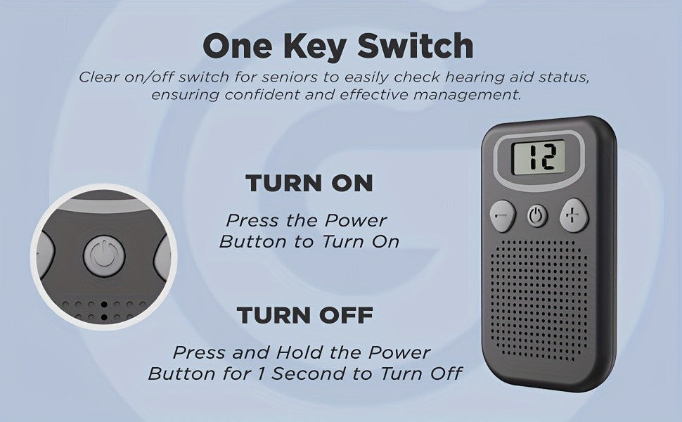 JINGHAO Personal Sound Amplifier in Black with Adjustable Volume, Pocket-Style PSAP Listening Device for Adults Comparing Everyday Sound Amplification Options