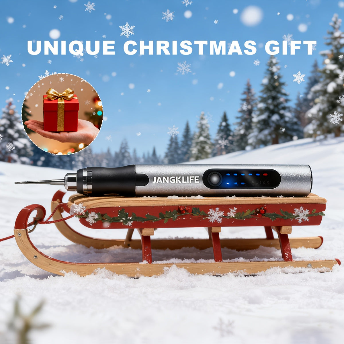 Cordless Rotary Engraving Pen with Adjustable Speed, Rechargeable Battery and 2.35mm Chuck, Silvery Compact Tool for Small Wood Crafts, Sanding and Polishing