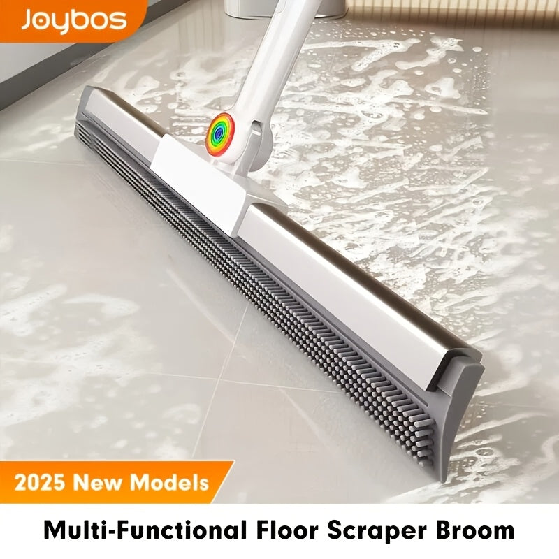 Pet Hair Removal Floor Broom, Long-Handle Household Cleaning Tool with 30cm, 40cm or 50cm Size Labels for Compatible Tile, Carpet and Everyday Room Cleanup