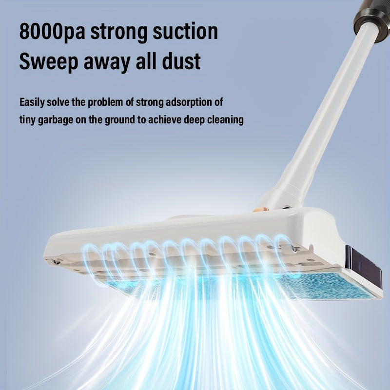Cordless Handheld Vacuum 5-in-1 in White, Rechargeable Home and Car Vacuum Cleaner for Pet Hair, Carpets and Hard Floors, Listed 45-Minute Runtime