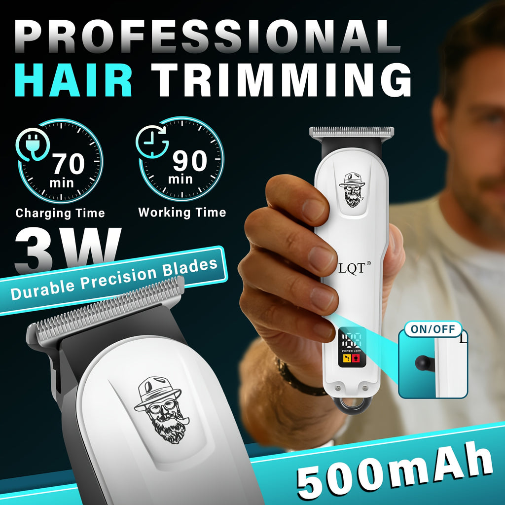 Electric Hair Clipper Grooming Set for Men, Hair Cutting Tool with White, Black, Blue and Golden Kit Options plus Selected Two-Piece Configurations