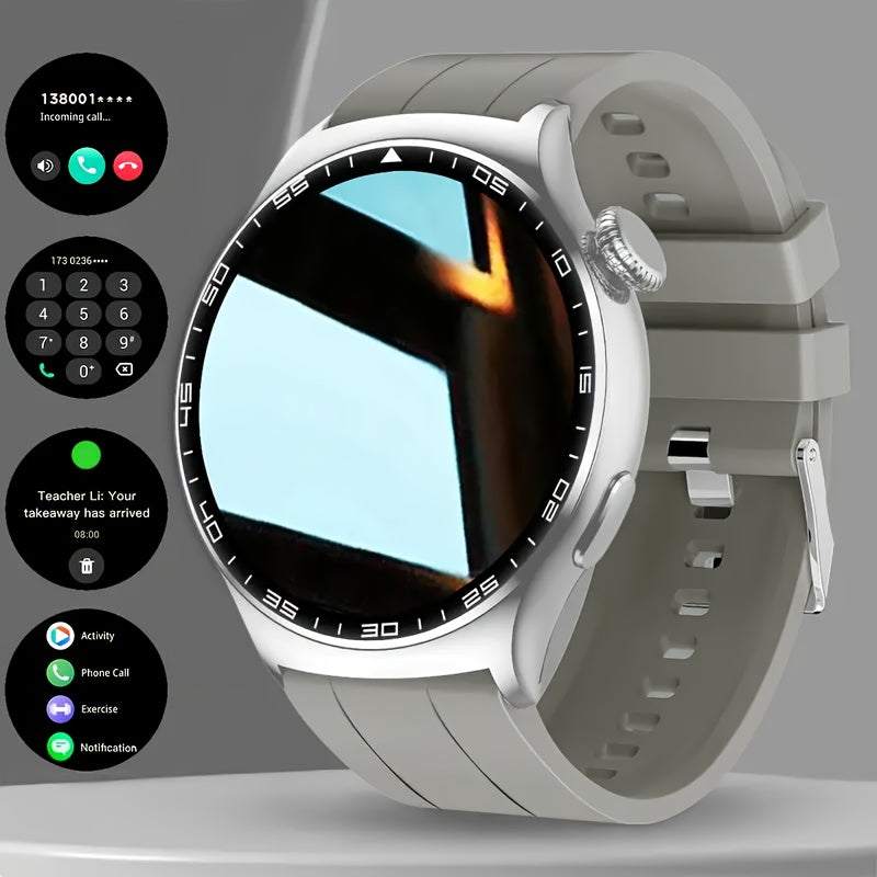 1.52-Inch Touchscreen Smartwatch for Men and Women with Listed Wireless Calls, Message Functions, Sports Modes and Remote Camera Control for Android and iPhone