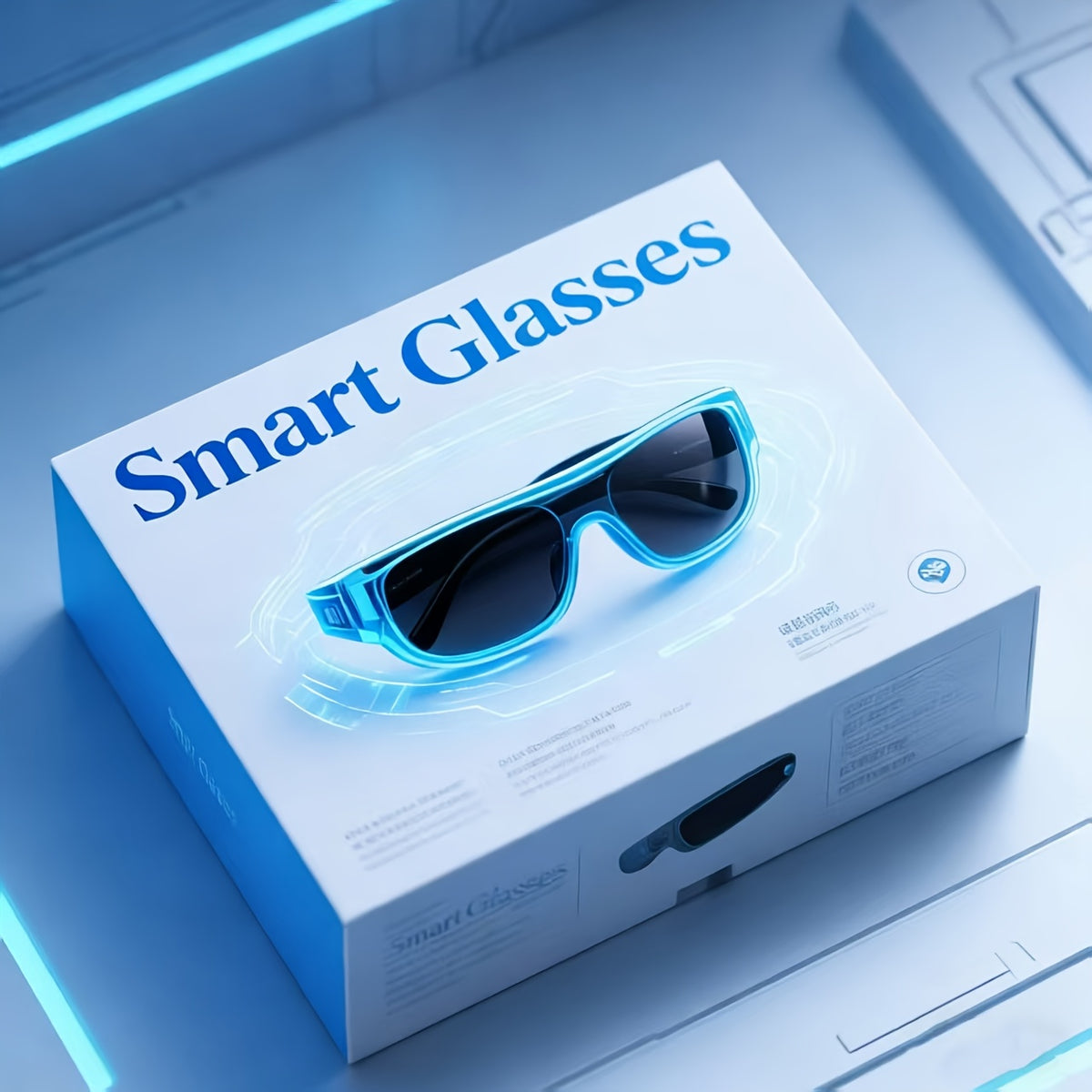 Bluetooth Translation Smart Glasses with Music and Phone Call Features, Light-Sensitive Color-Changing Lens Wording and Standard or Advanced Sunglasses Style Options