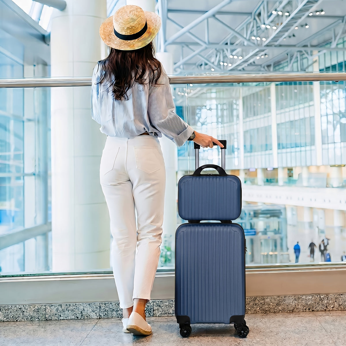 Two-Piece Travel Luggage with Hardside Spinner Suitcase References, Eight Variant Choices and Selected 20-Inch Case Plus Backpack Options for Trip Packing