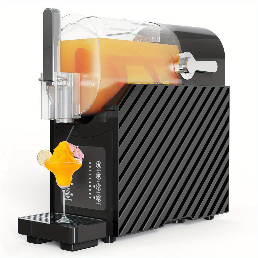 No-Ice Slush Drink Maker with Listed 85oz Capacity, Three Preset Programs, LED Display and Auto-Clean Function for Compatible Home Frozen Beverage Recipes