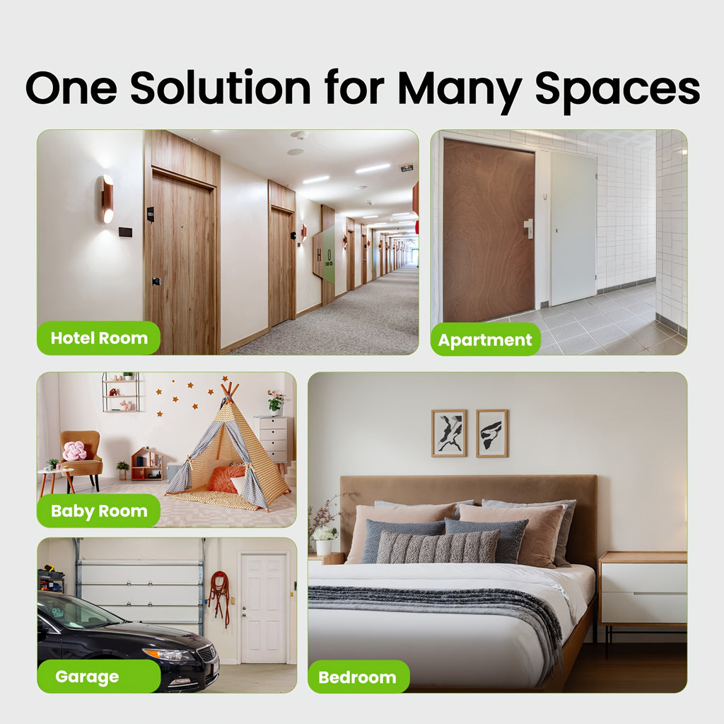 GHome Smart Door Knob Lock with Listed Fingerprint, Keypad and App Features, K20, K10, K02A and PRO Model Options for Compatible Door Access Setups
